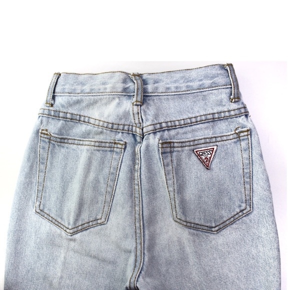 Vintage Guess Light Wash Zip Ankle Jeans 14 Girls - Picture 4 of 9